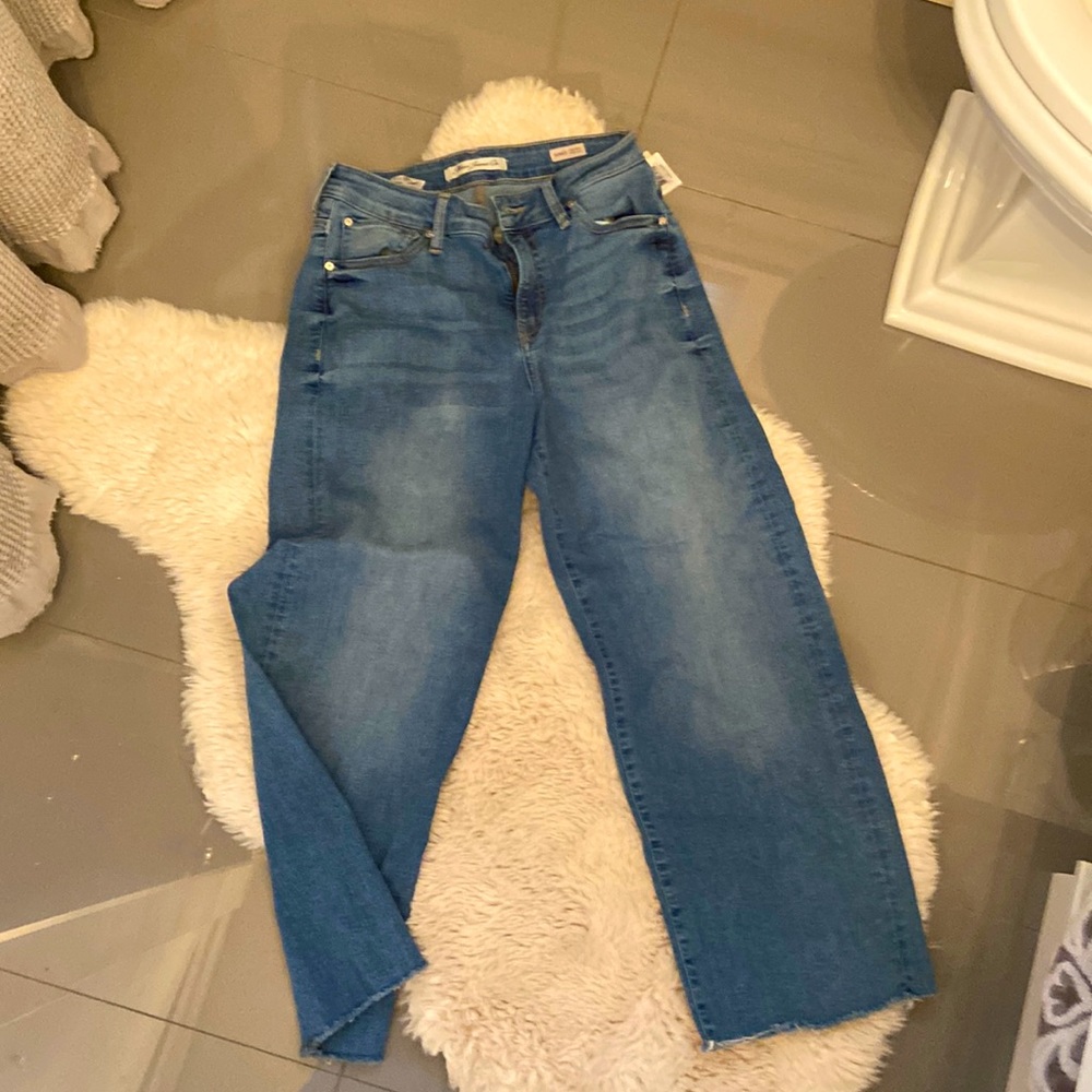 Navi jeans size 25 wide leg denim